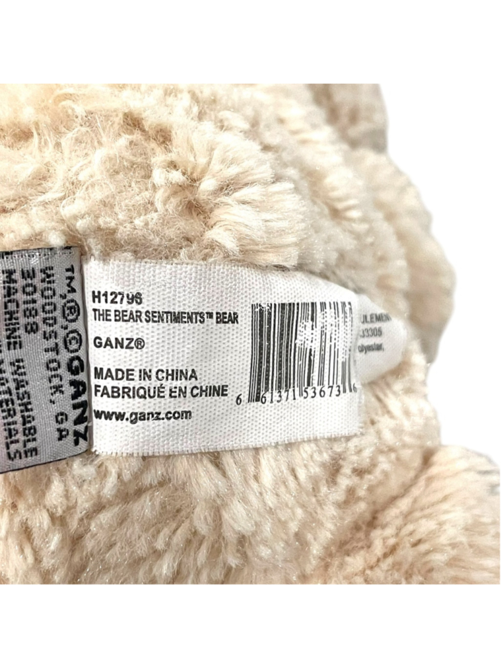 Ganz The Bear Sentiments Bear Plush Teddy Stuffed Animal H12796 Beige 9" - Picture 8 of 14